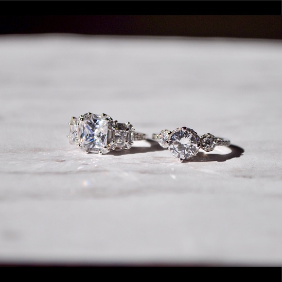 ⚡️SALE Sterling silver ring CZ ring - Picture 7 of 8